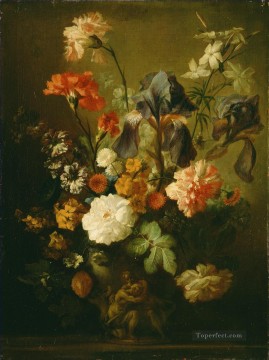 Jarrón de flores 3 Jan van Huysum Pinturas al óleo